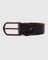 Leather Wine Textured Belt - Uratak