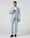 Light Blue Three Piece Solid Suit - Embro