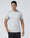 Light Grey Crew Neck Solid T-Shirt - Douglas