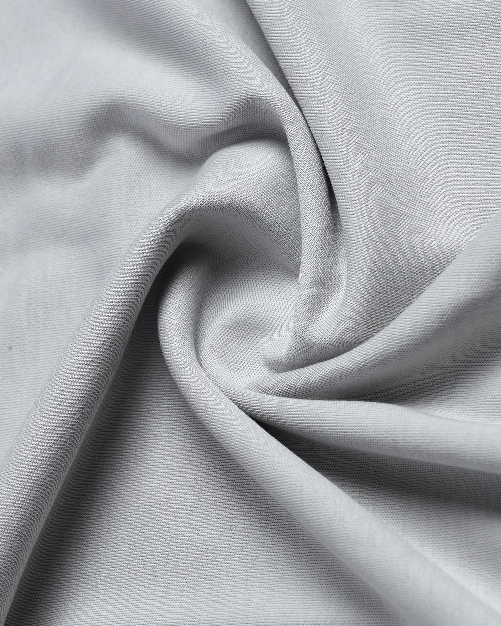 Light Grey Crew Neck Solid T-Shirt - Douglas