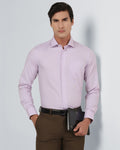 Light Pink Textured Shirt - Hawker