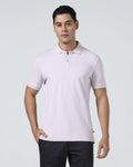Light Purple Solid Polo - Aesun