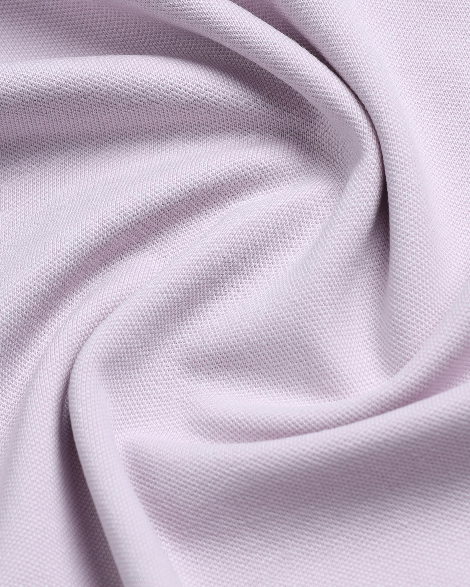 Light Purple Solid Polo - Aesun