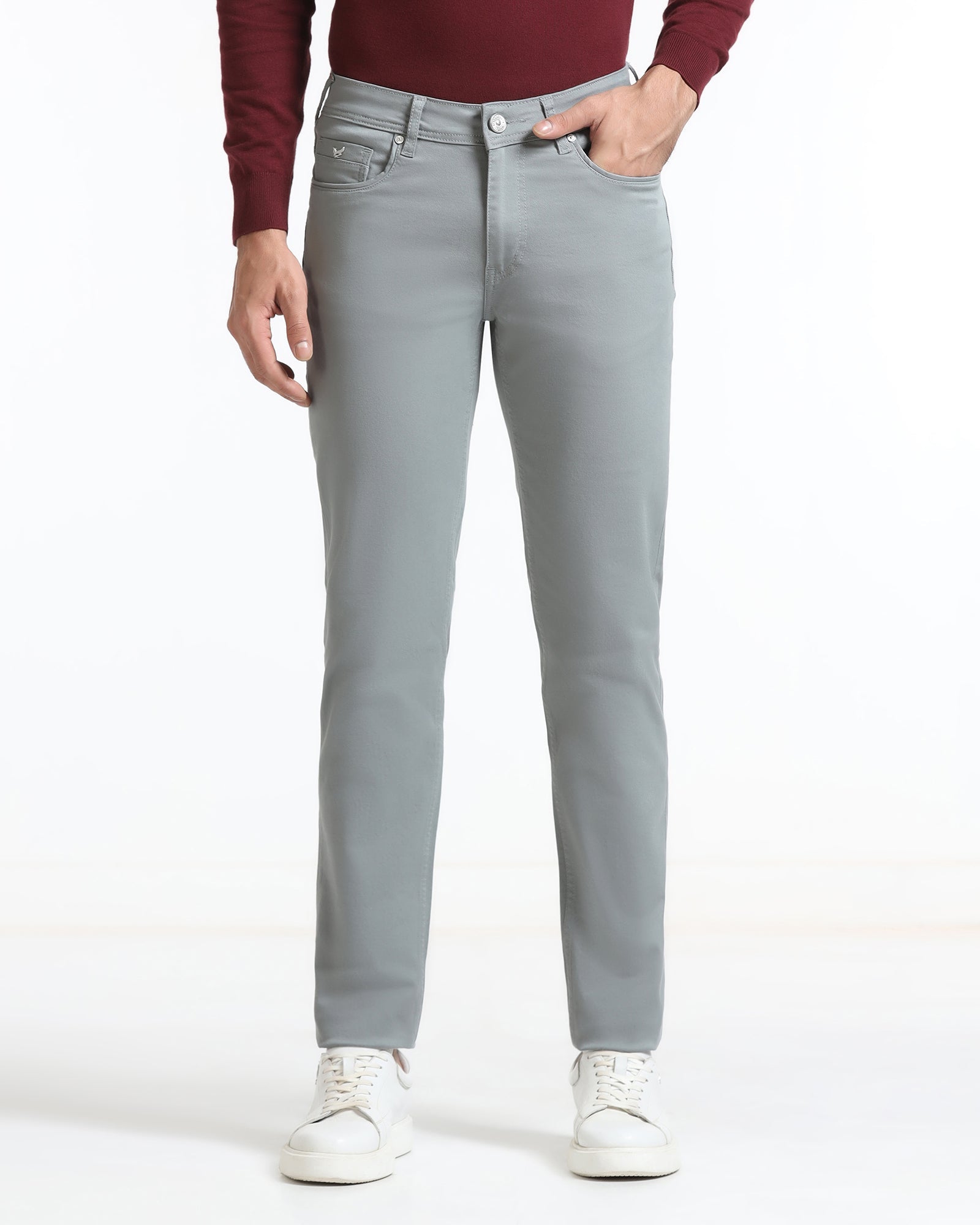 Light Blue Bleed Zero Slim Comfort Jeans - Rene
