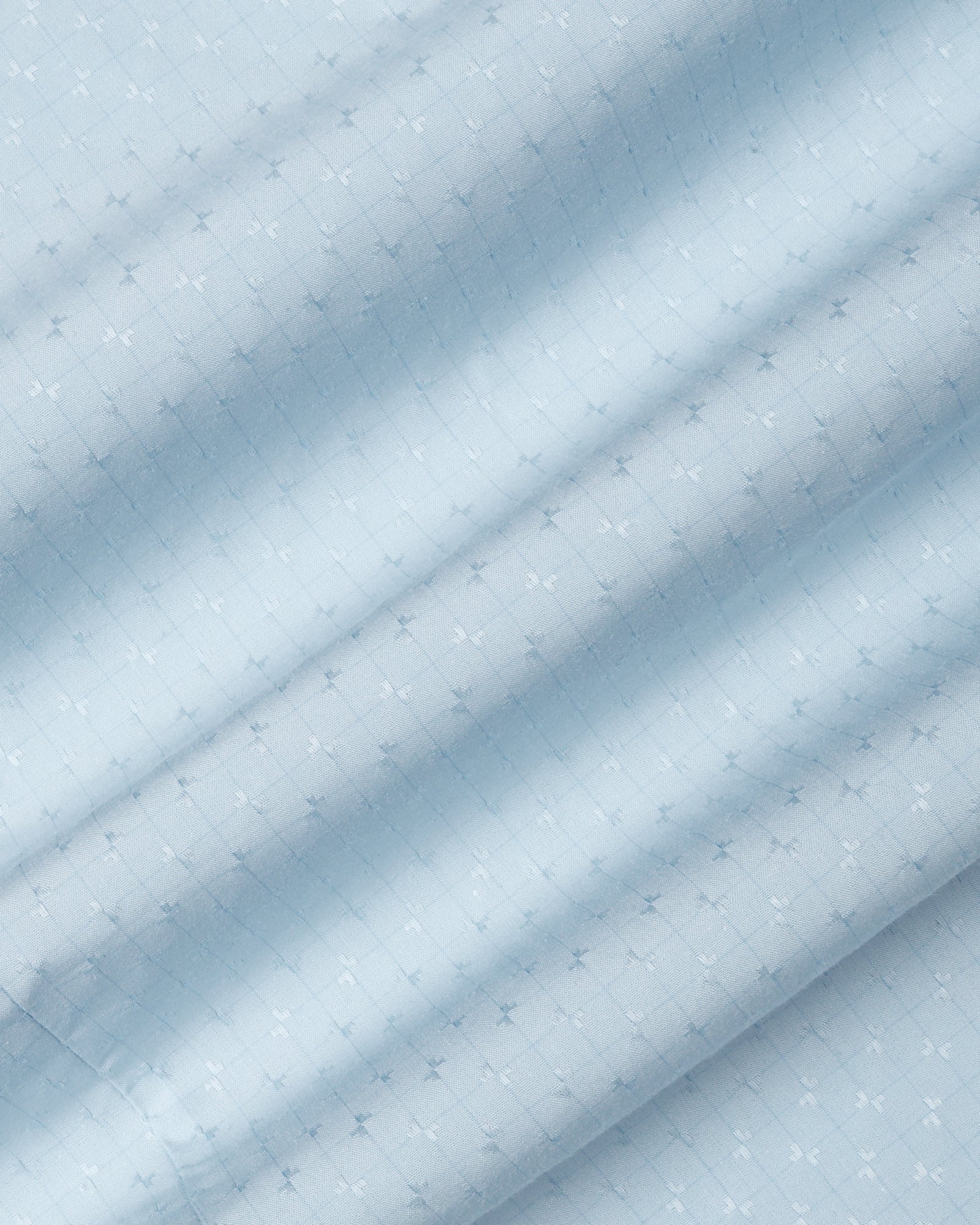 Light Blue Check Shirt - Shadow