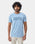 Light Blue Crew Neck Printed T-Shirt - Supi