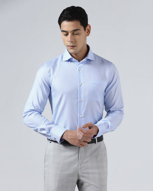 Light Blue Luxe Check Shirt - Guide
