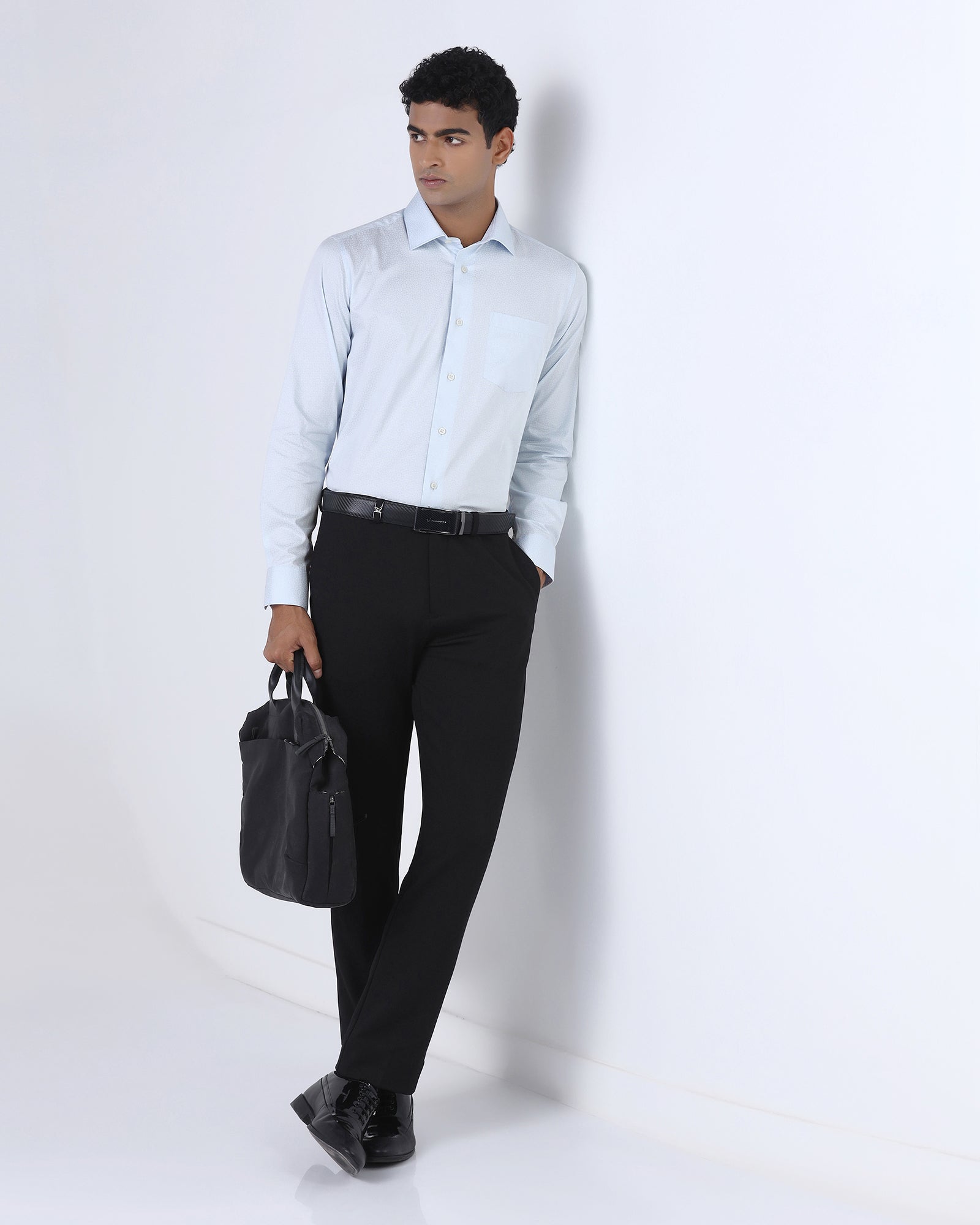 Light Blue Printed Shirt - Sherlock