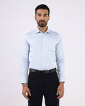 Light Blue Textured Shirt - Bridget