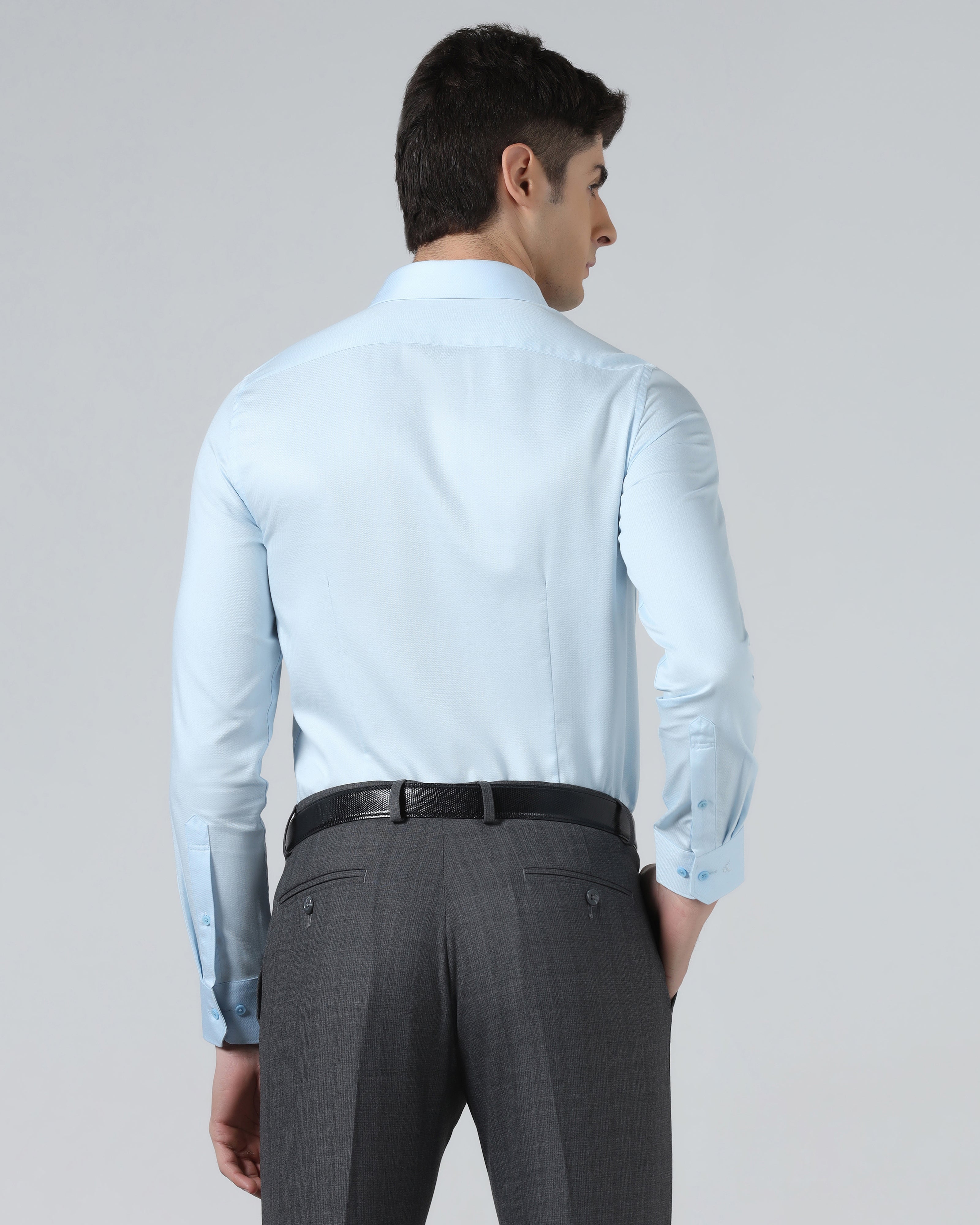 Light Blue Textured Shirt - Gladius