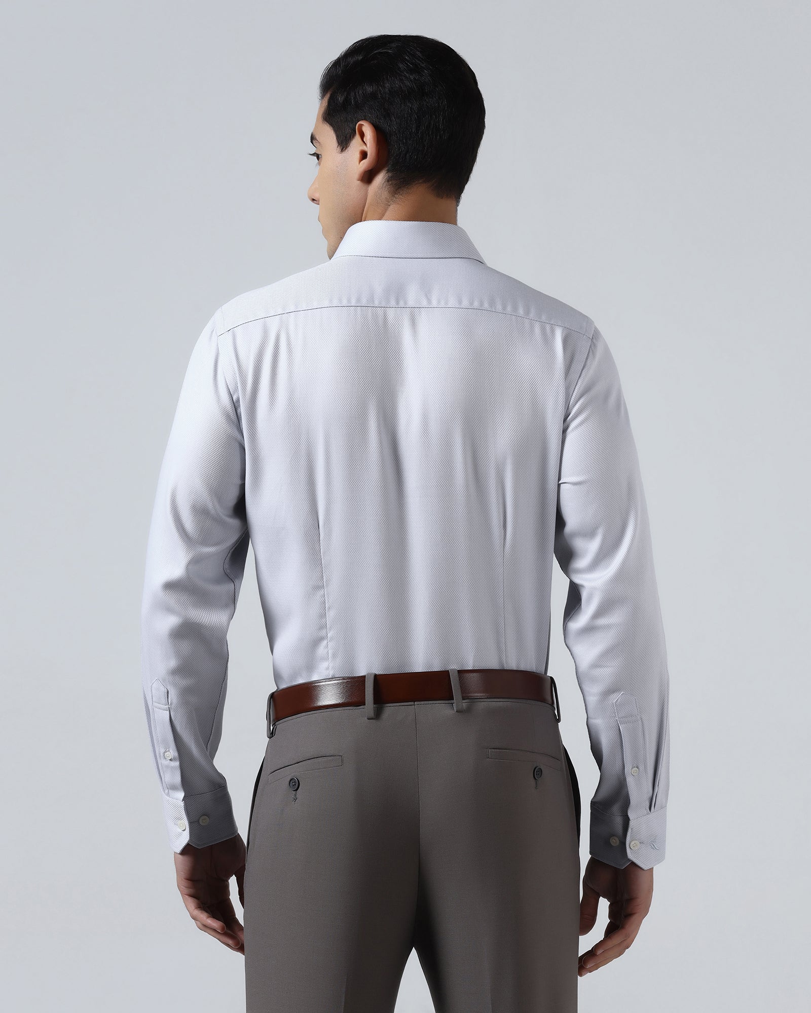 Light Blue Textured Shirt - Quinn