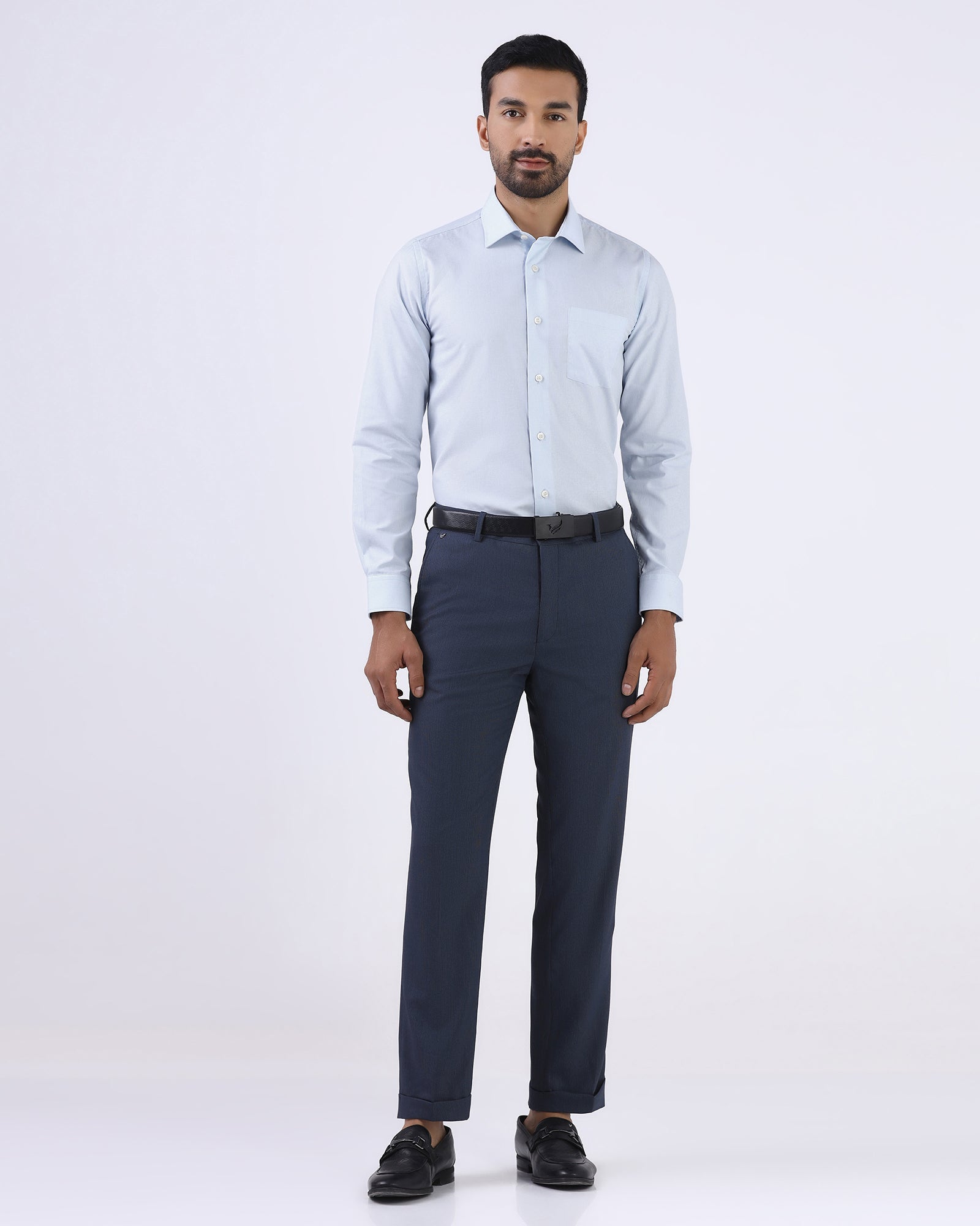 Light Blue Textured Shirt - Thorn