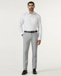 Light Blue Textured Trouser - Templeton