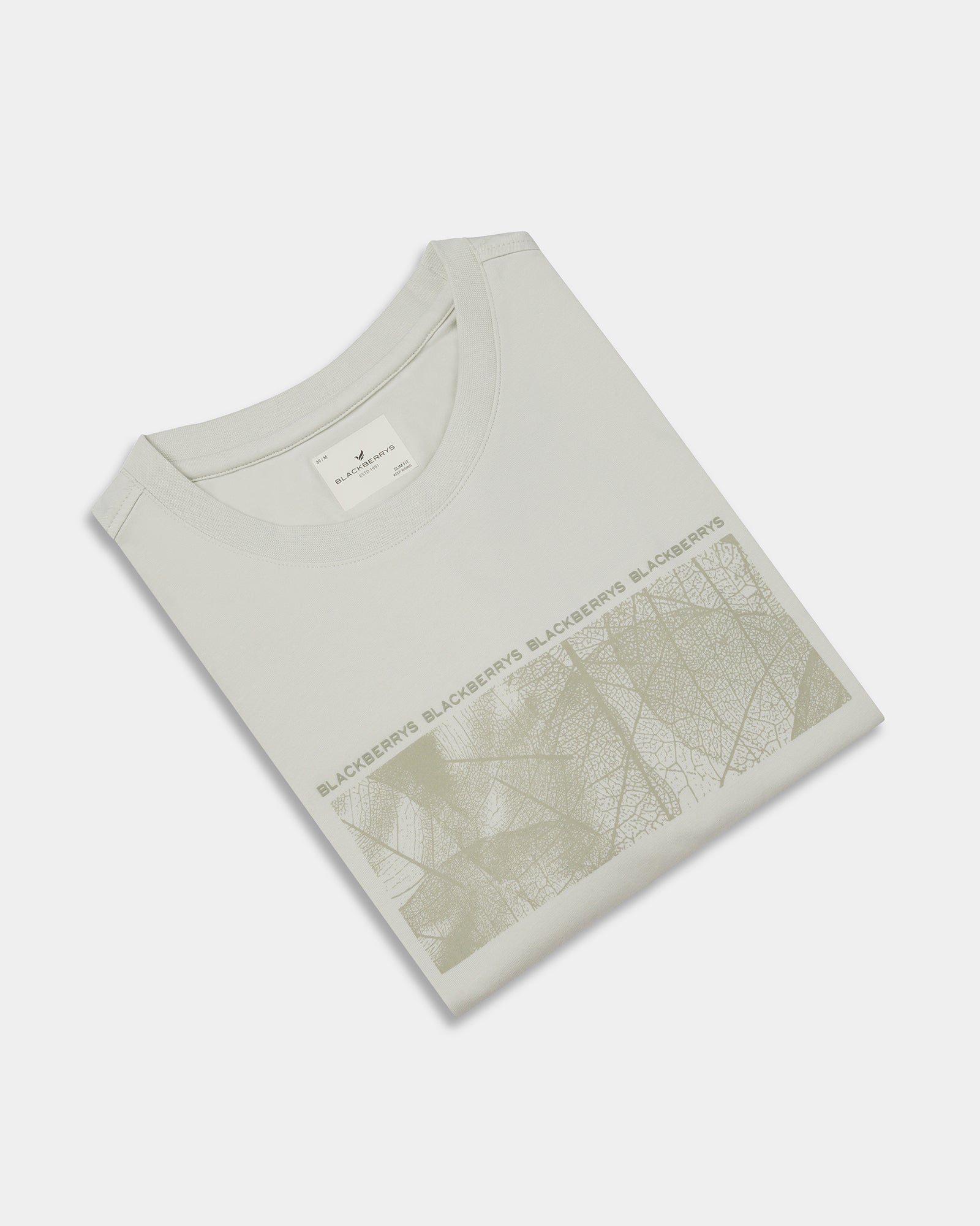 Light Green Crew Neck Printed T-Shirt - Supi