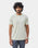 Light Green Crew Neck Textured T-Shirt - Yamazaki