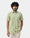 Light Green Half Sleeve Linen Solid Shirt - Cleo