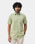 Light Green Half Sleeve Linen Solid Shirt - Cleo