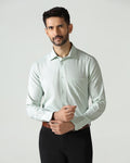 Light Green Non Iron Textured Shirt - Racob
