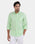 Light Green Printed Shirt - Gebbew