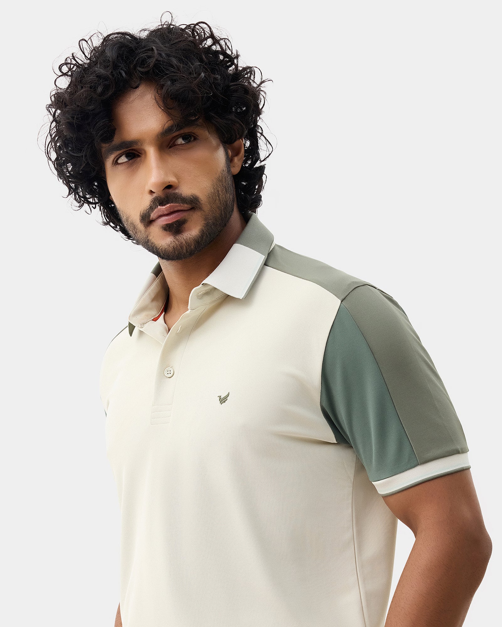 Light Green TechPro Solid Polo - Nomara