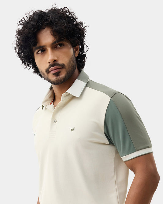 Light Green TechPro Solid Polo - Nomara