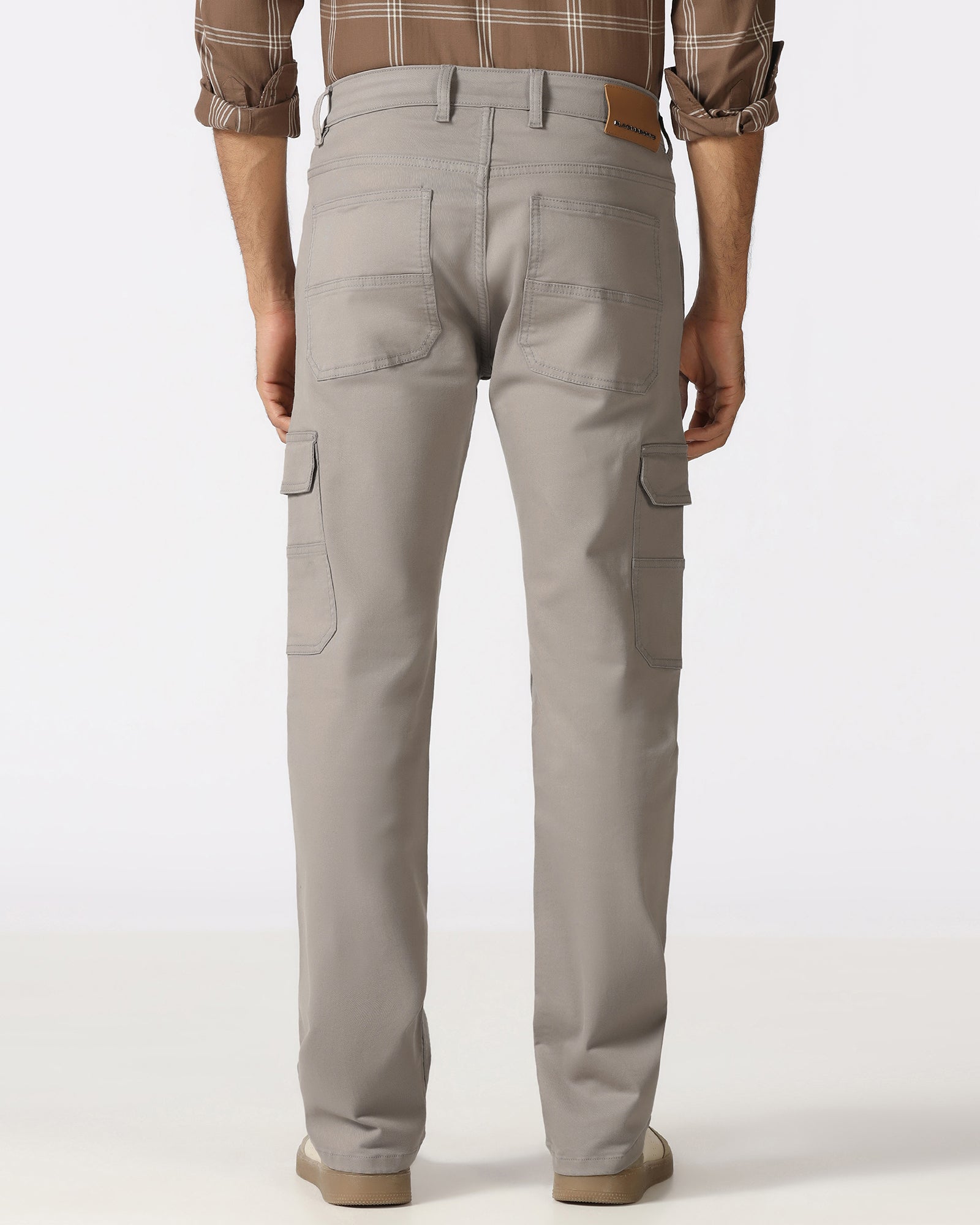 Light Grey Bleed Zero Straight Comfort Jeans - Hans