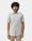 Light Grey Half Sleeve Linen Solid Shirt - Cleo