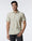 Light Grey Half Sleeve Textured Shirt - Cremon