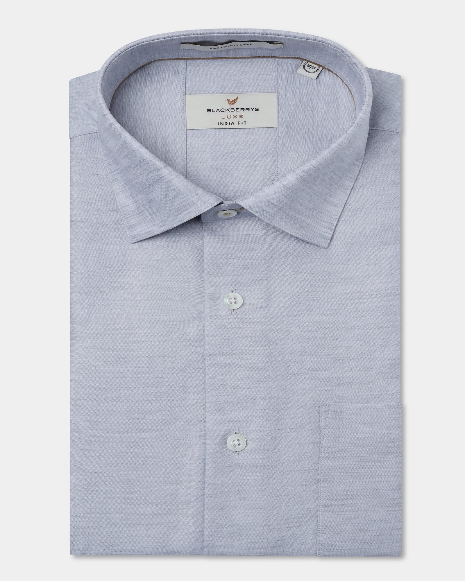 Light Grey Luxe Solid Shirt - Pilot