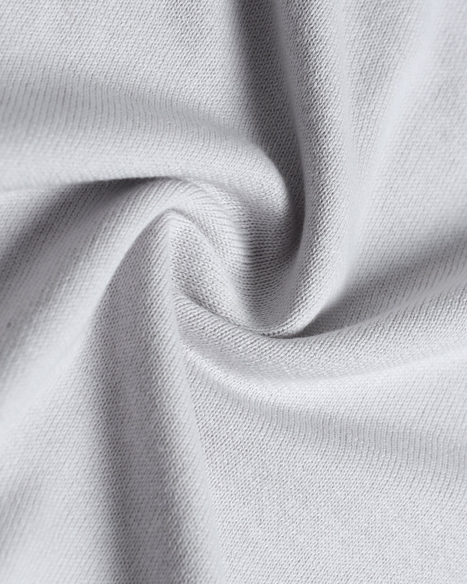 Light Grey Solid Polo - Thomas