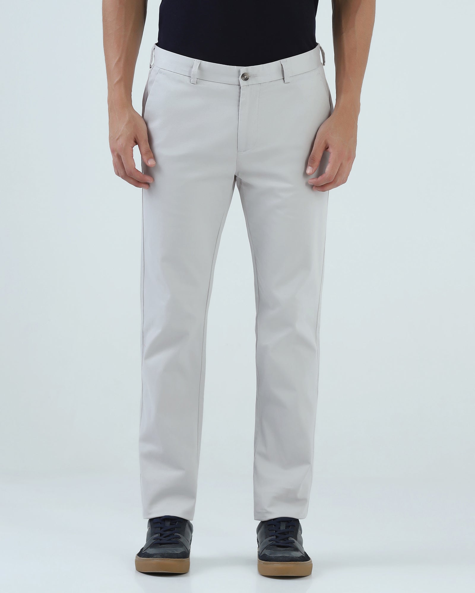 Light Grey Textured Khakis - Planar