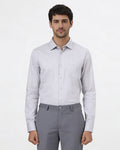 Light Grey Textured Shirt