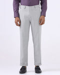 Light Grey Textured Trouser - Marta