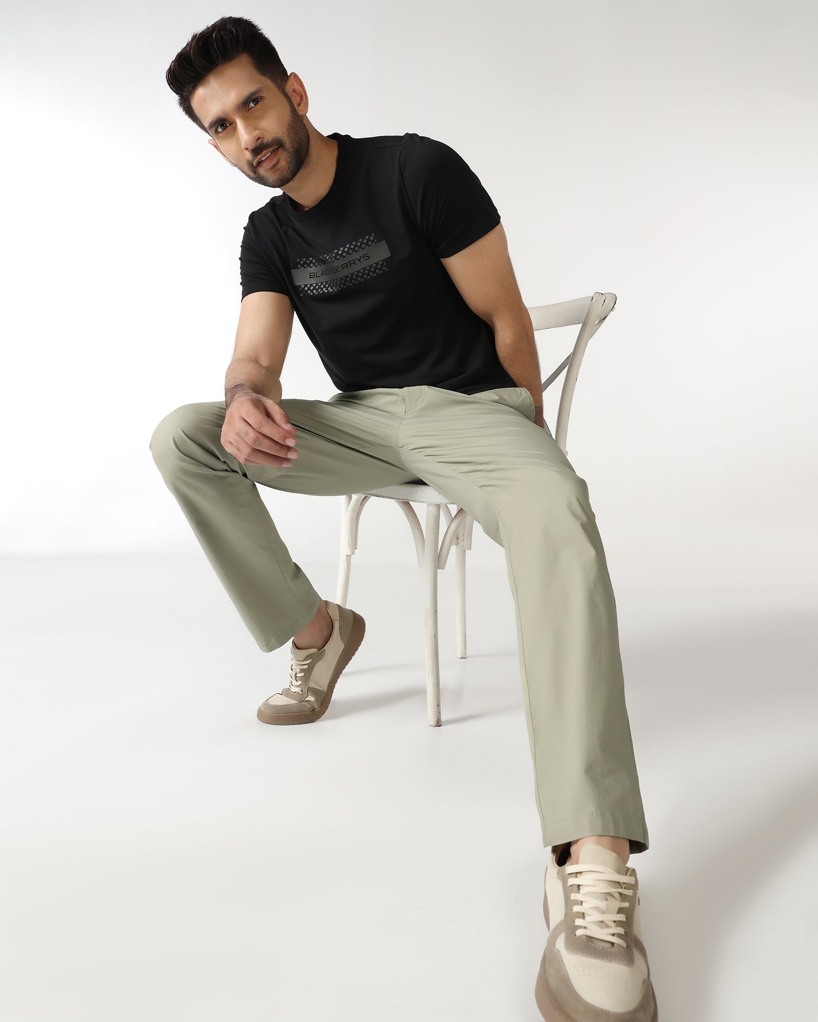 Light Olive Solid Khakis - Taurus