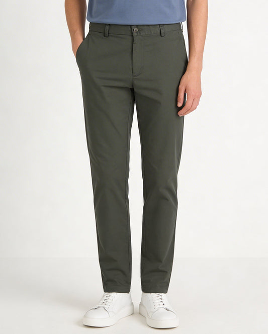 Light Olive Textured Khakis - Perch