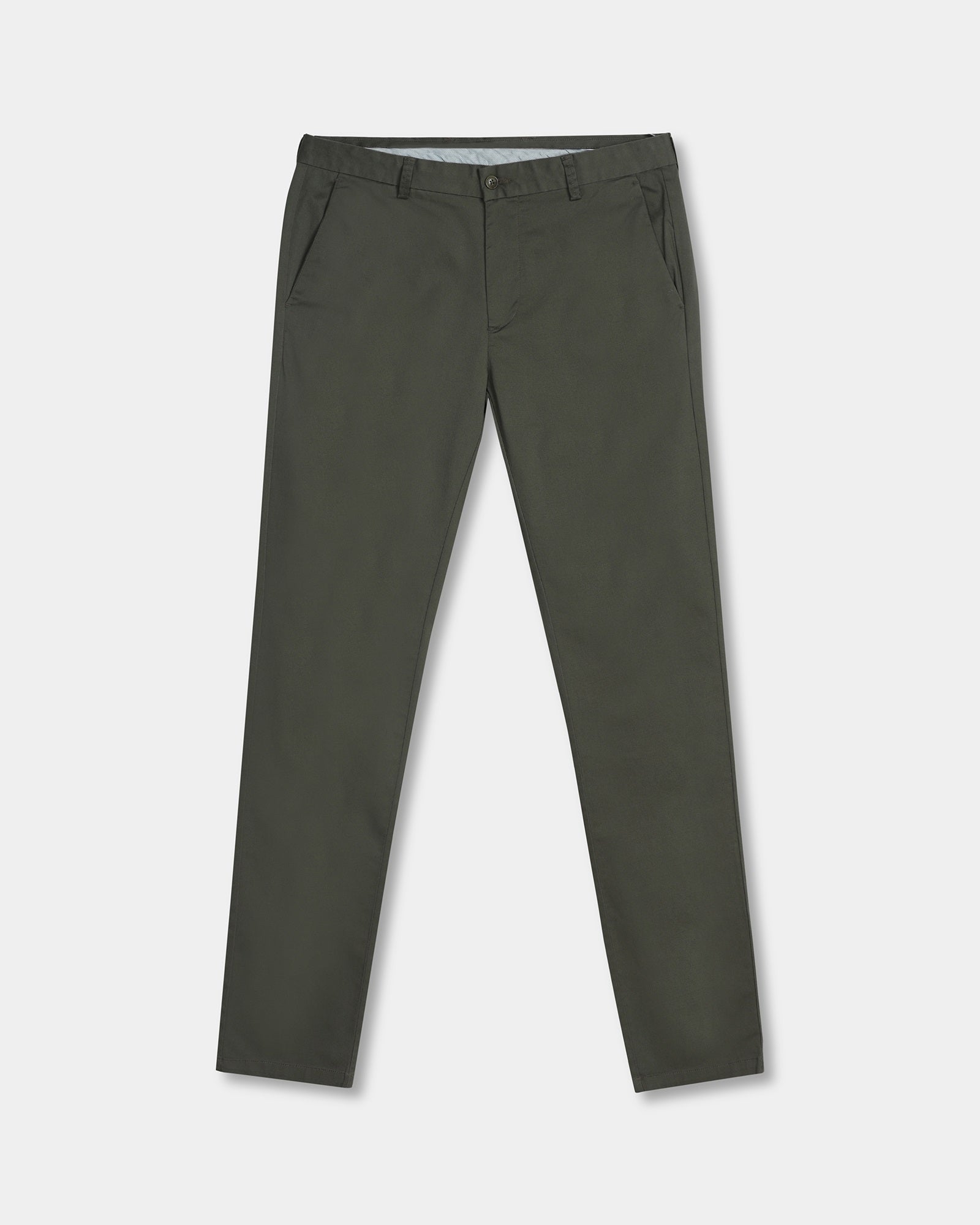 Light Olive Textured Khakis - Perch