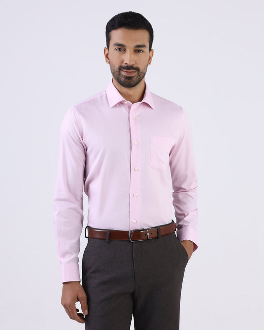 Light Pink Textured Shirt - Bernard