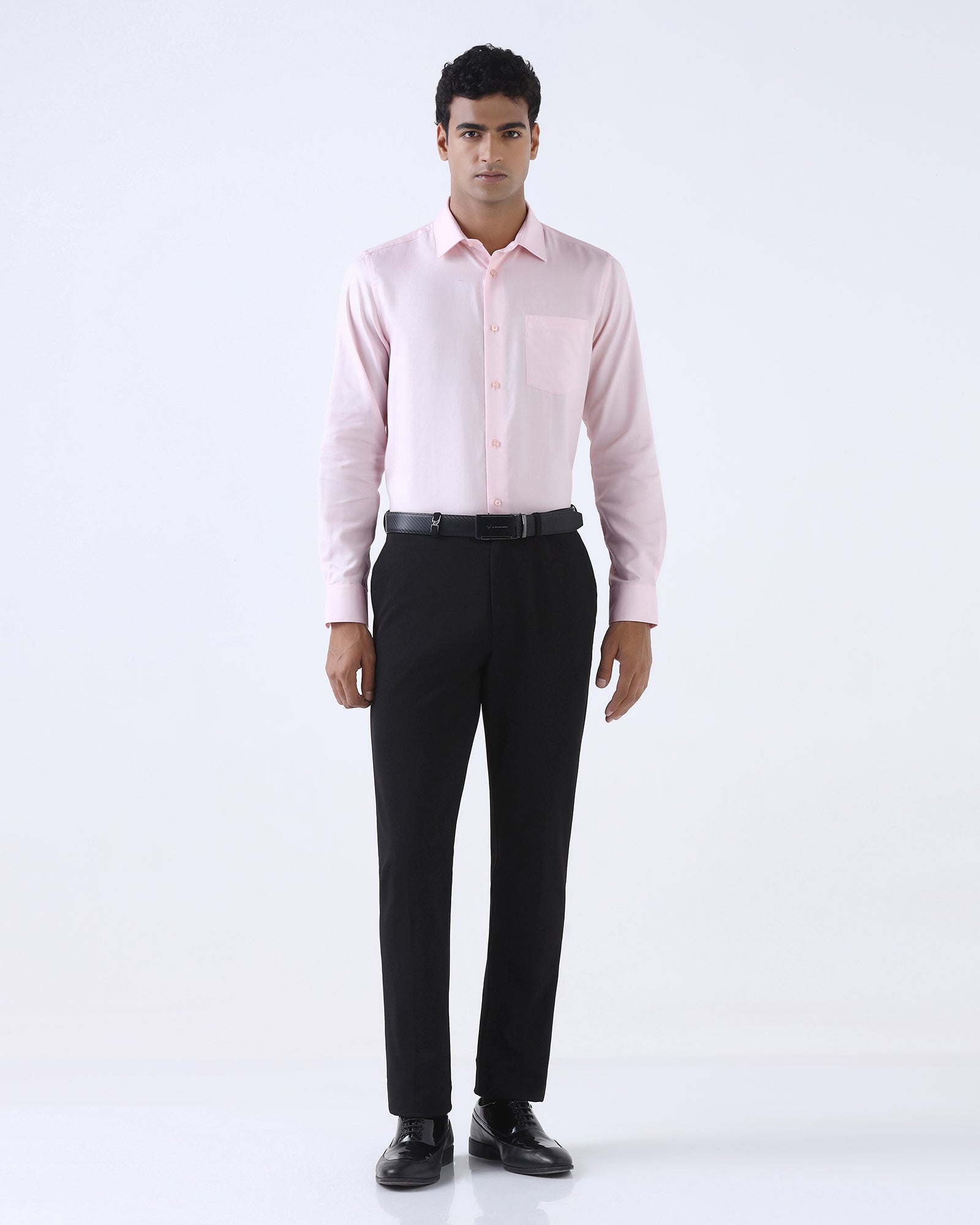 Light Pink Textured Shirt - Malachan