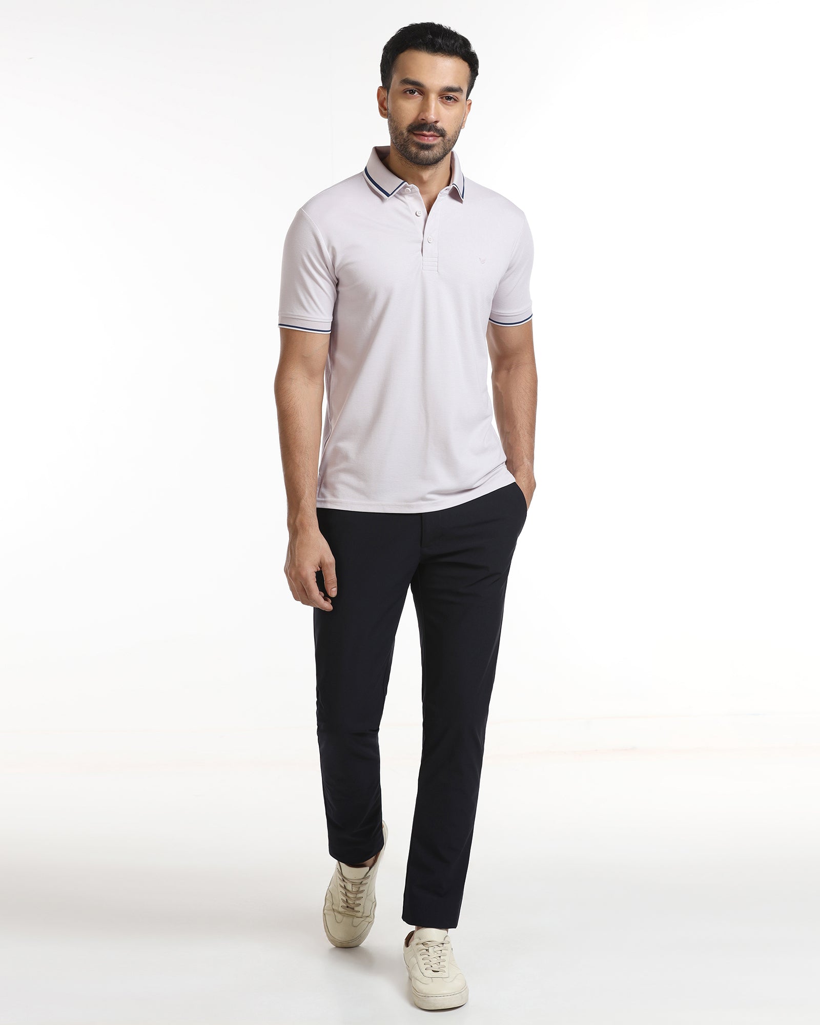 Light Purple TechPro Textured Polo - Titan