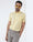 Light Yellow Half Sleeve Linen Solid Shirt - Cleo