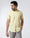 Light Yellow Half Sleeve Linen Solid Shirt - Cleo