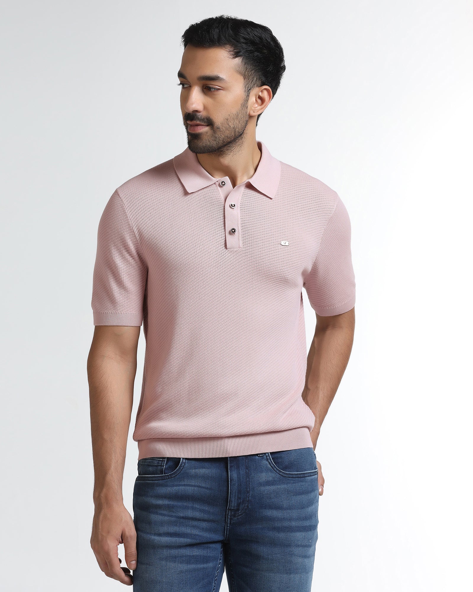 Lilac Solid Polo - Yuto