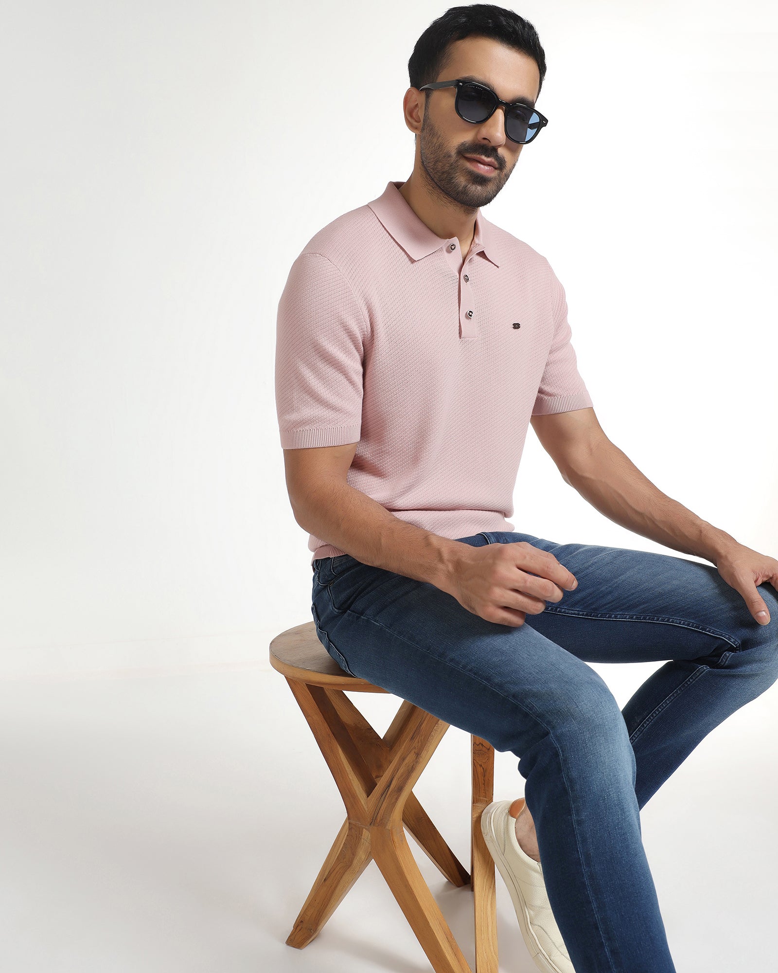 Lilac Solid Polo - Yuto