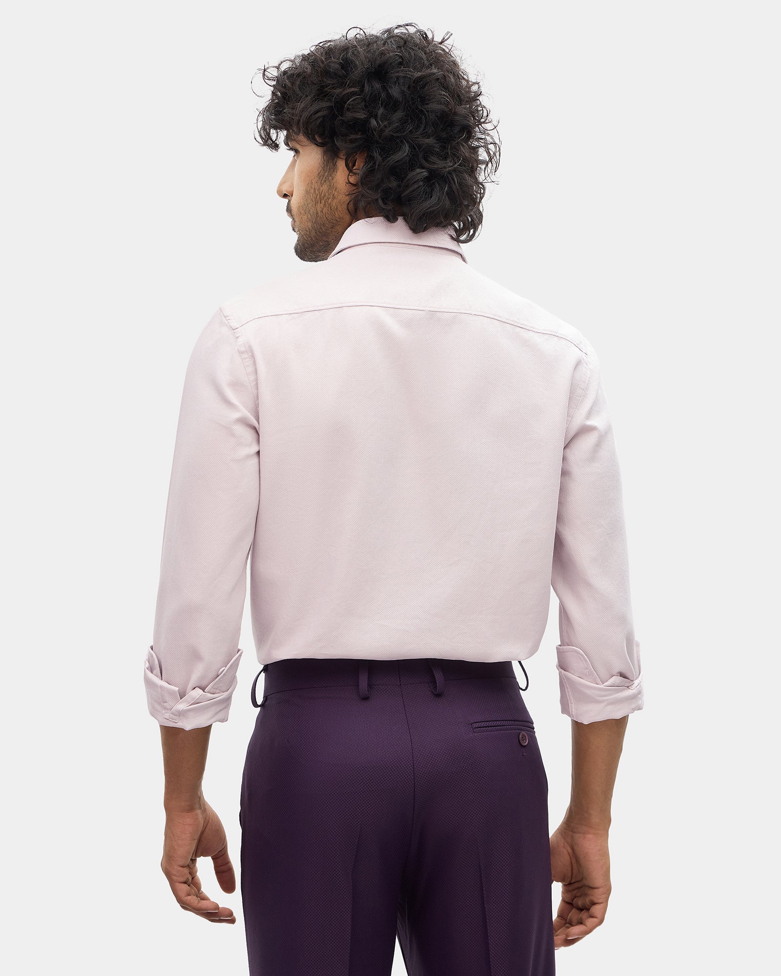Lilac Textured Shirt - Caty
