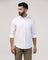 Linen Casual White Solid Shirt - Lang