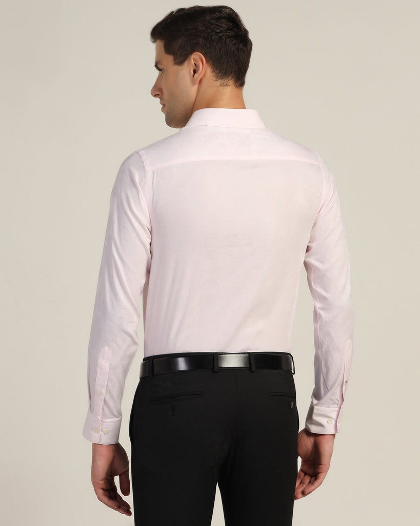 Luxe Formal Pink Printed Shirt - Troy