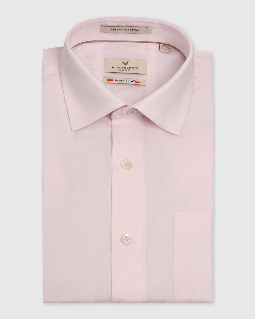 Luxe Formal Pink Printed Shirt - Troy