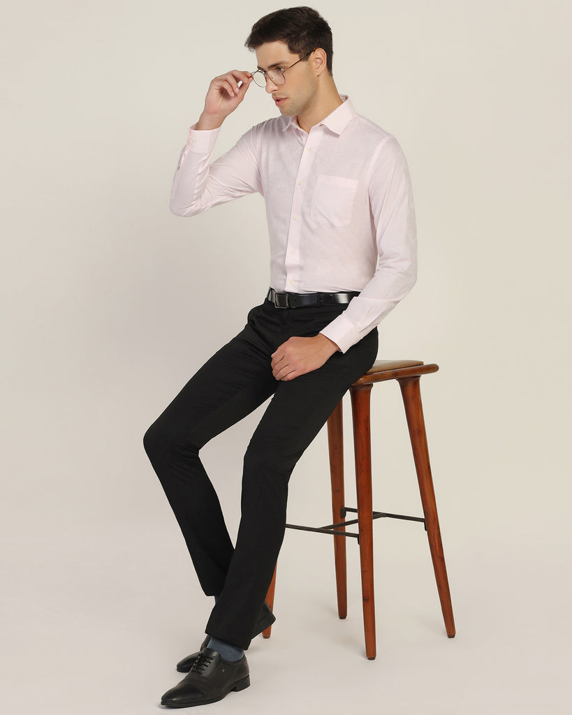 Luxe Formal Pink Printed Shirt - Troy