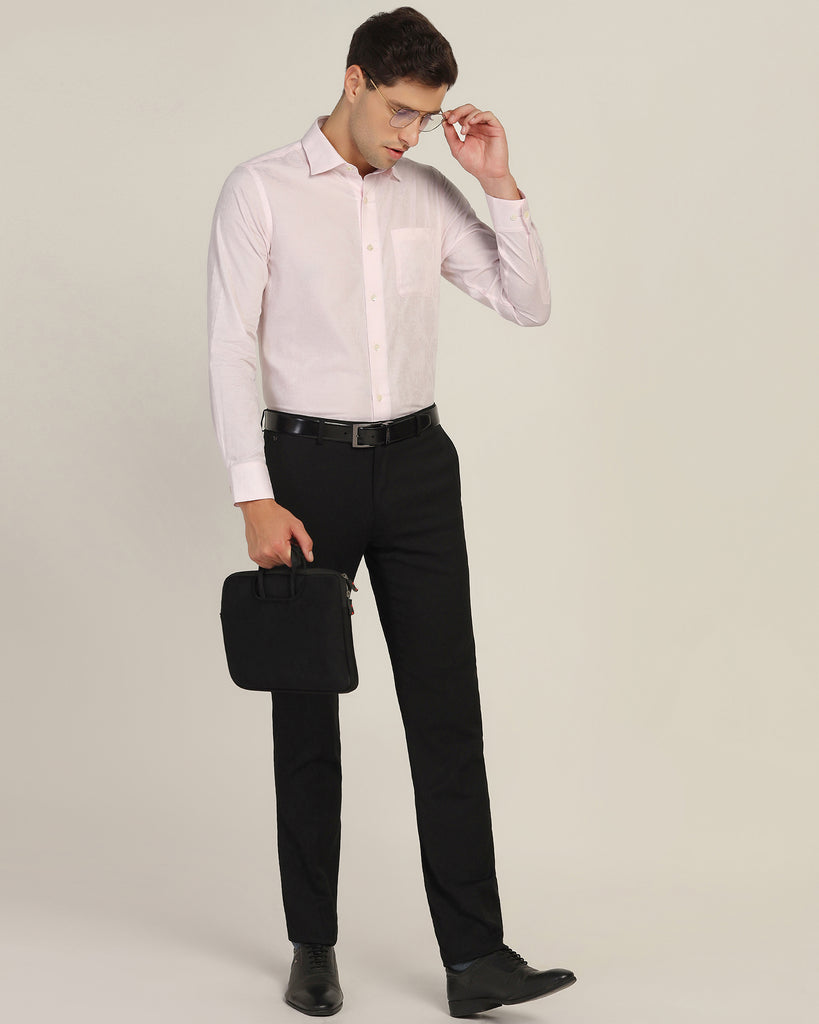 Luxe Formal Pink Printed Shirt - Troy