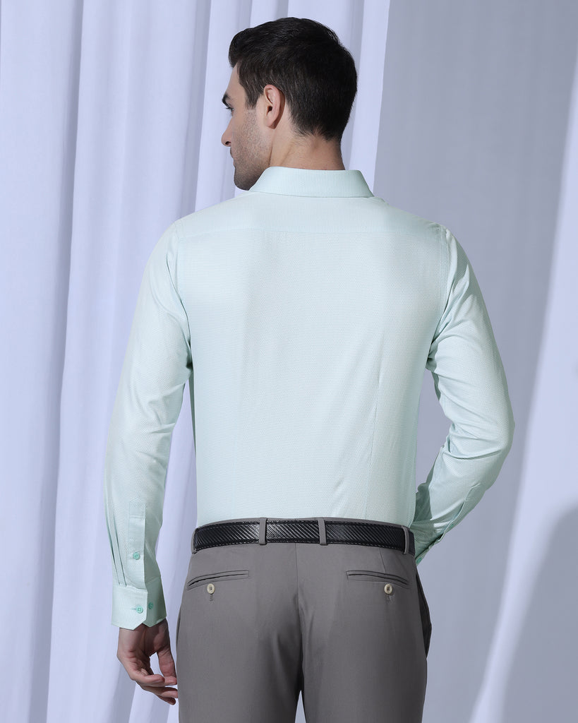 Formal Mint Textured Shirt - Benet